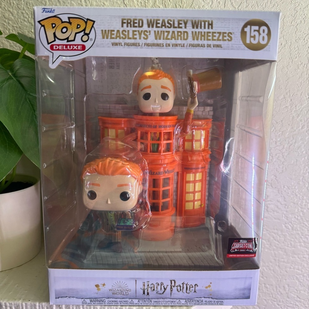 Funko Pop! Harry Potter - Fred Weasley with Weasleys' Wizard Wheezes Target #158